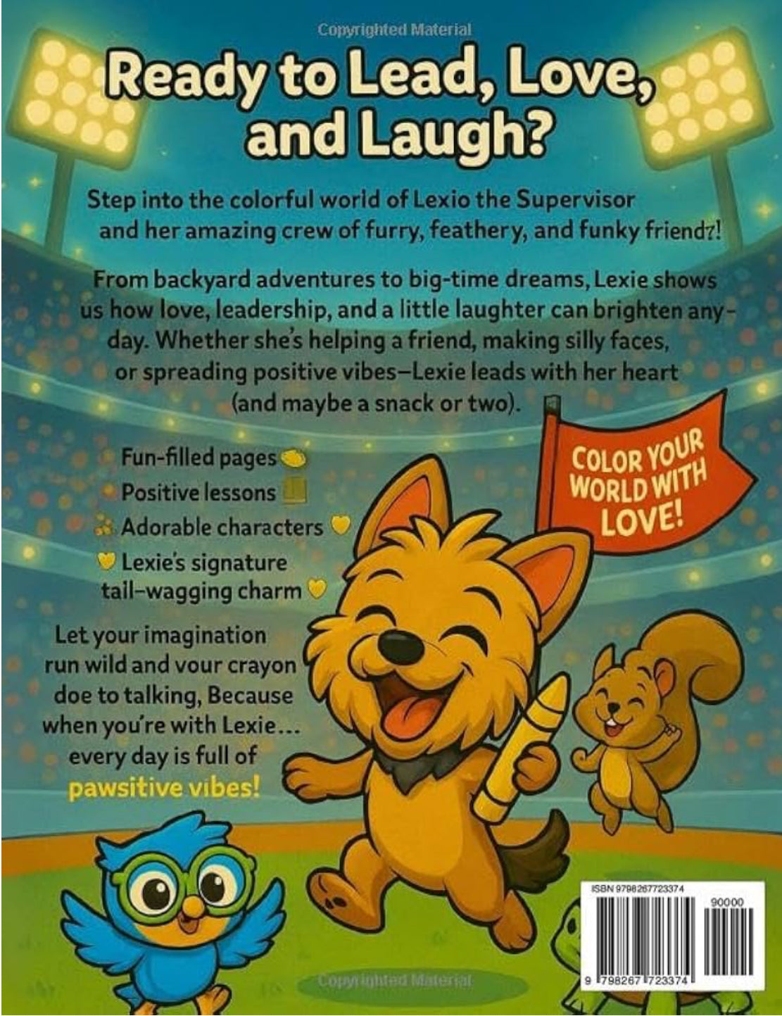 Lexie the Supervisor and Friends Coloring book