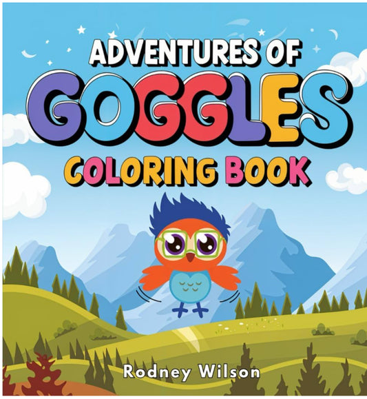 Adventures of Goggles coloring book.